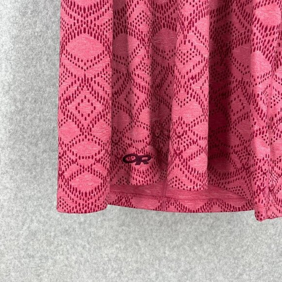 Outdoor Research Trance Athletic Dress Size 8 Pink Geometric Tank Stretch Casual - Picture 2 of 14